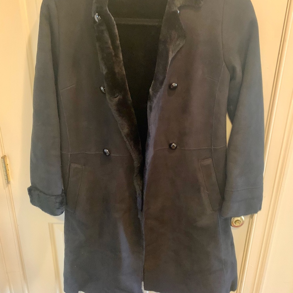 Authentic Shearling Coat Size Small - image 3